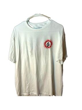 Size XL Volcom, men’s white shirt
